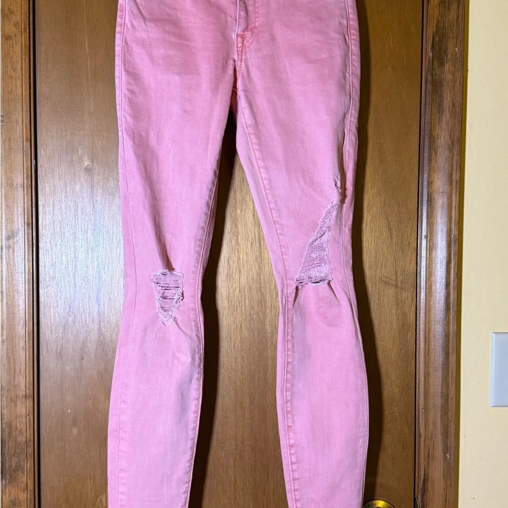 True Religion Orange Distressed Women Jeans Size 24 - Picture 2 of 8